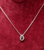 Colier din argint Lacrima cu Onix Negru Arg44C, Argintboutique