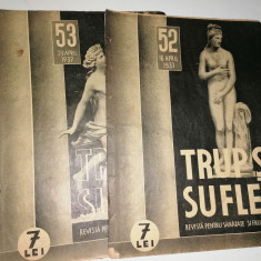 LOT 2 REVISTA TRUP SI SUFLET , ANII 30-40