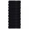 vidaXL Prosoape de m&acirc;nă 10 buc Negru 50x100 cm 360 g/m&sup2; 100% bumbac 136952