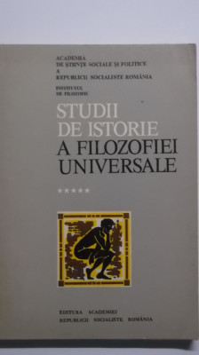 Studii de istorie a filozofiei universale, vol. V foto