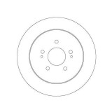 Set disc frana Mitsubishi Endeavor (D8 W D7 W) 05.02-08.11, Grandis (Na W) 03.03-12.11, Spate, 302X10mm, plin, TRW