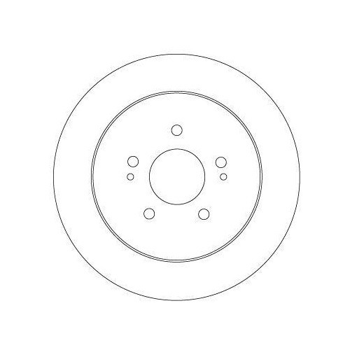 Set disc frana Mitsubishi Endeavor (D8 W D7 W) 05.02-08.11, Grandis (Na W) 03.03-12.11, Spate, 302X10mm, plin, TRW