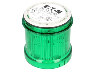 Semnalizator LED Verde 18-30VDC 18-26VAC IP66 SL7 foto