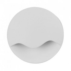Lampa veghe rotunda cu senzor lumina 4000k alb neutru, cip samsung foto