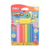 Plastilina 6 culori 60 g + forma modelaj Deli