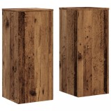 Cumpara ieftin Suporturi de plante 2 buc. lemn vechi 30x30x70cm lemn prelucrat