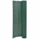 VidaXL Gard pentru grădină cu 2 fețe, verde, 110x300 cm