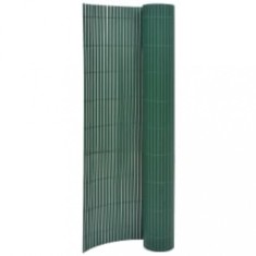 vidaXL Gard pentru grădină cu 2 fețe, verde, 110x400 cm