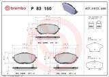 BREMBO P 83 150 PRIME LINE set placute frana,frana disc