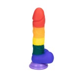 Dildo Realist Rainbow Silicon 20 cm Passion Labs