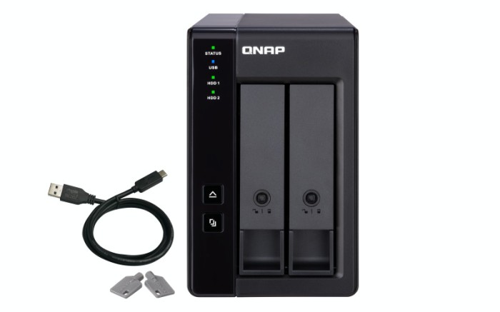 Extensie USB QNAP TR-002 2-Bay, 2.5/3.5 SATA 6Gbps HDD (neincluse),