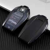 Husa Cheie Inteligenta Compatibila cu BMW cu display TPU NEAGRA ( BMW SERIA 7, X5,X6 )