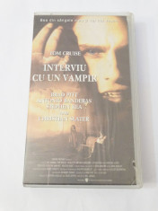 Caseta video VHS originala film tradus Ro - Interviu cu un Vampir foto