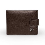 Cumpara ieftin Portofel Mercedes Barbatesc maro - Piele Eco Premium - Compartiment Buletin si 10 Carduri, Magrot 26006