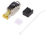 Mufă RJ45 Cat 8.1 Ecranat 8p8c 6-7,5mm Drept, Logilink