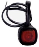 Lampa gabarit led rosu+alb cu brat 102mm, LED, Fristom, 12v-24v