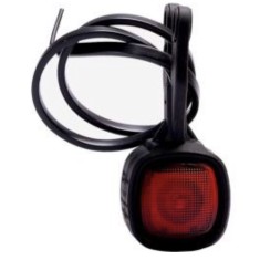 Lampa gabarit led rosu+alb cu brat 102mm, LED, Fristom, 12v-24v