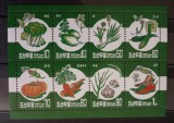 Coreea 1998 legume vegetale bloc nestampilata, Korea 1998
