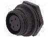 Conector circular, mama, 4 pini, BULGIN - PX0412/04S