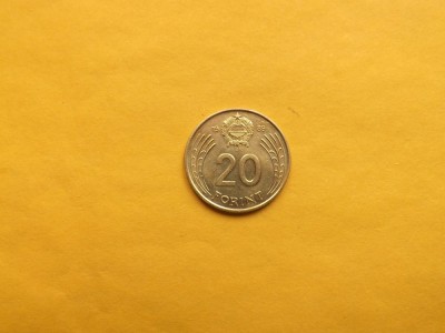 Ungaria 20 Forint 1989 - MU 1 foto