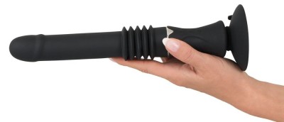 Vibrator cu funcție de &amp;icirc;mpingere și ventuză Portable Fucking Machine - Miscare foto