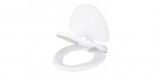 Capac WC Familie EvoSanitary Soft Close cu Reductor Copii, Polipropilena, LPF-207