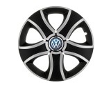 Cumpara ieftin Set 4 capace roti Bis Gri-Negru R16 pentru gama auto Volkswagen, Autohelix MSA