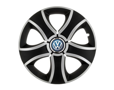 Set 4 capace roti Bis Gri-Negru R16 pentru gama auto Volkswagen foto