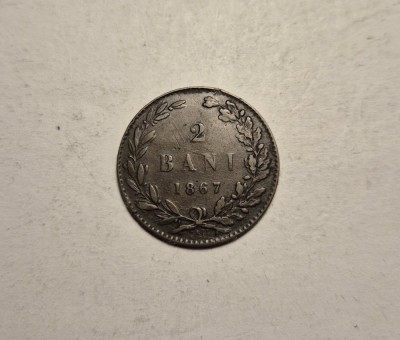 2 bani 1867 Watt foto