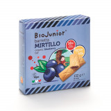 Batoane bio vegan cu crema de afine 10 luni+, 132g, Germinal