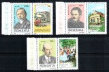 Romania 1998, LP 1463 a, Personalitati germane din Banat, seria cu viniete dreapta, MNH! RARA!!!