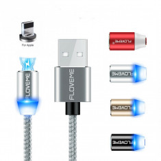 Cablu De Incarcare USB Lightning Iphone Conector Magnetic - 288 foto