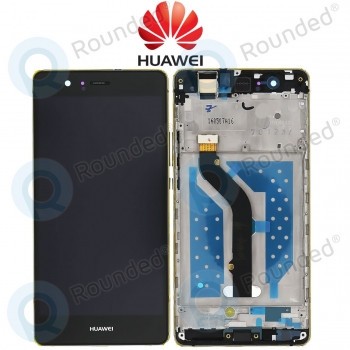 Huawei P9 Lite (VNS-L21, VNS-L31) Capac frontal modul display + LCD + digitizer negru foto