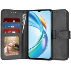 Husa 360 Honor X5b Techsuit Diary Book, negru foto