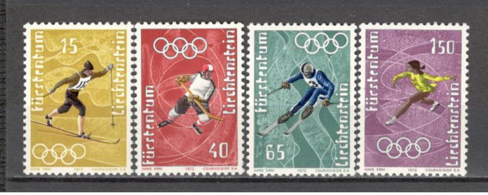 Liechtenstein.1971 Olimpiada de iarna SAPPORO SL.59