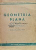 Geometria Plana, Manual Unic, Clasa VIII-IX, 1950, Editura de Stat, 229 pagini, Matematica, Stare Buna, Brosata
