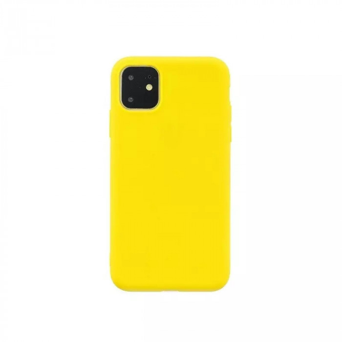 Husa de protectie din silicon, iPhone 11 Pro Galben