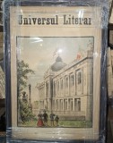 Ziarul Universul Literar nr. 40/1897 - pe coperta Noul Palat al Universitatii din Iasi&ndash; inramat