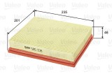 VALEO 585238 Filtru aer