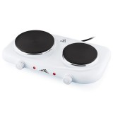 Cumpara ieftin Plita electrica ETA 3118 90000, 2 ochiuri din fonta 18 cm si 15 cm, 2500 W, alb