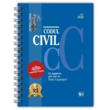 Codul civil Iulie 2026. EDITIE SPIRALATA, tiparita pe hartie alba - Dan Lupascu