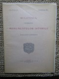 BULETINUL COMISIUNII MONUMENTELOR ISTORICE , PUBLICATIE TRIMESTRIALA , ANUL VI , FASC. 23 ,IULIE-SEPTEMBRIE 1913