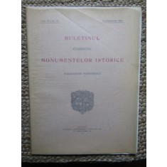BULETINUL COMISIUNII MONUMENTELOR ISTORICE , PUBLICATIE TRIMESTRIALA , ANUL VI , FASC. 23 ,IULIE-SEPTEMBRIE 1913