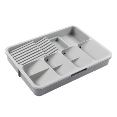 Suport tacamuri pentru sertar, C-500G, extensibil, plastic, 39.5 x 31.5 x 5.5 cm