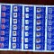 ROMANIA 2004-CONGRESUL UPU IN FILATELIE-6 COLI MICI DE 14 TIMBRE