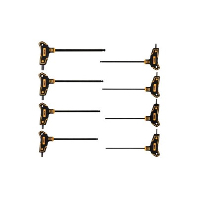 56629 VOREL Set 8 chei hexagonale cu bila cu maner T, 2.5-10 mm foto