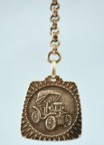 Breloc argint pentru masina 800 Fob Key Chain Oldsmobile Italy, Ornamentale