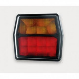 Lampa Spate LED Fristom FT-222 (9.9x9.2cm), 12V, Omologare ECE R06/R07, Etanșă IP67, Universală Remorcă, Poziție, Fr&acirc;nă, Semnalizare
