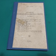 DOCUMENTE DIN VREMEA REGULAMENTULUI ORGANIC / IOAN C FILITTI / 1935 / 53 foto