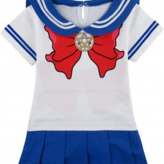 Pentru Cosplay Sailor Moon Cosplay Onesie Rochie pentru fetițe de la 0 luni la 2 ani - ținută anime de Halloween pentru nou-născuți 18-24 luni